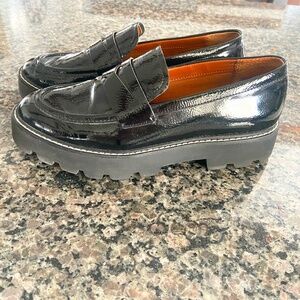 Franco Sarto Black Loafers Size 7.5